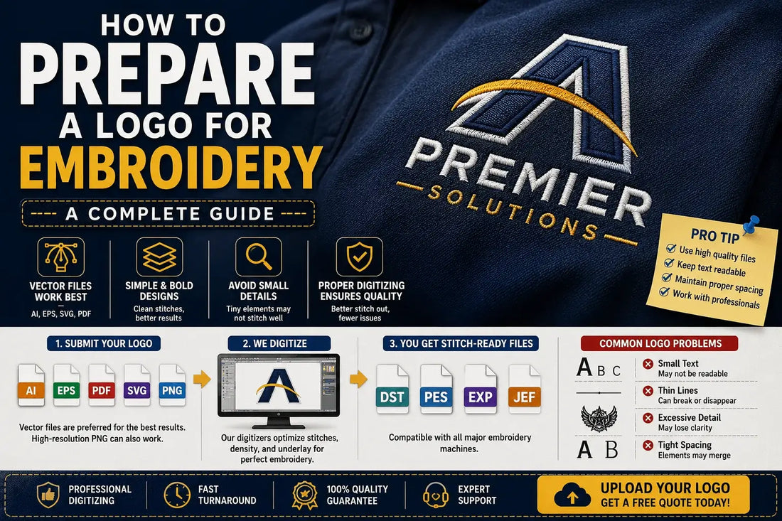 How to Prepare a Logo for Embroidery: A Complete Guide