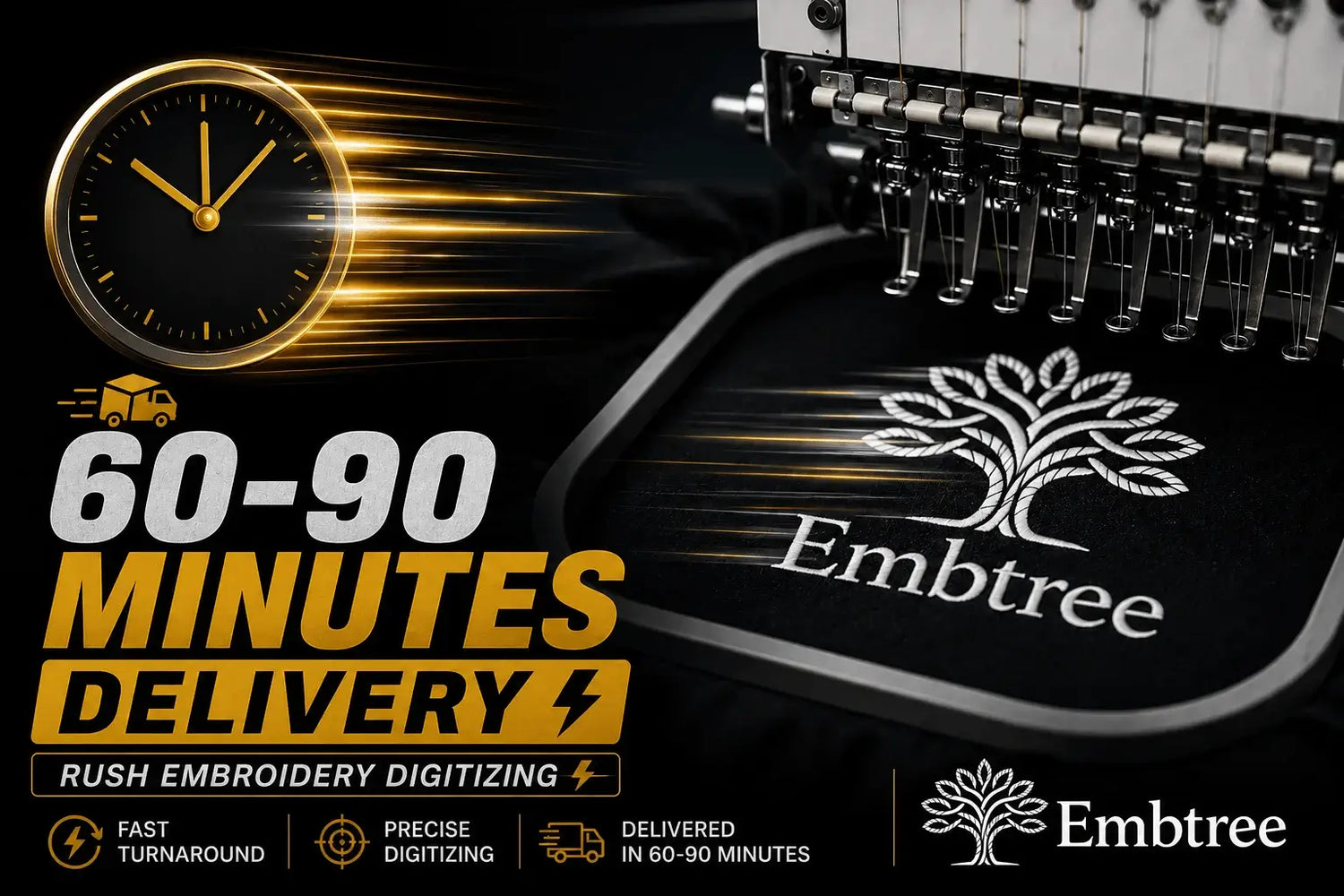 Rush Embroidery Digitizing