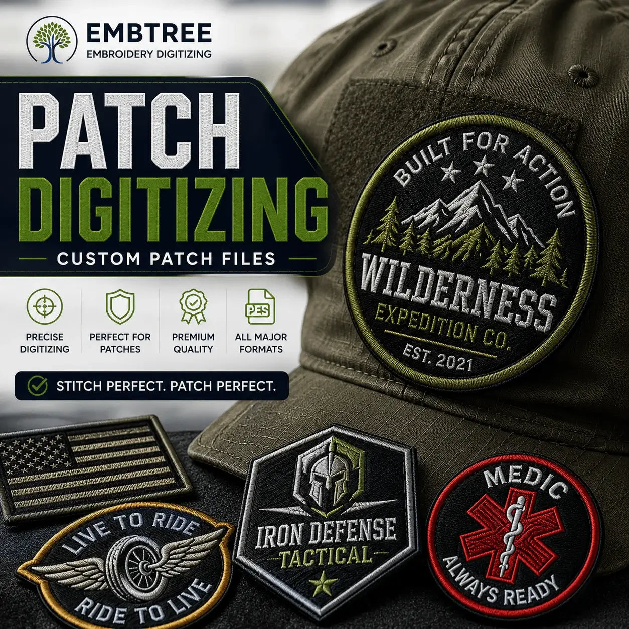 Patch Digitizing Service